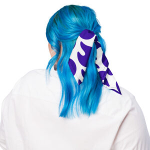 Printed Bandana — Purple Flame