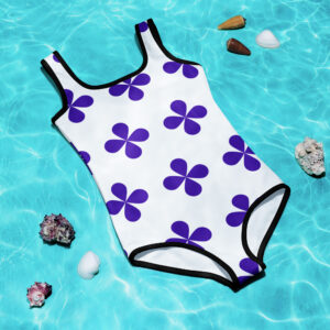 Kids Beach Swimsuit — Floral Icon