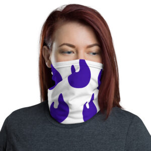Purple Flame Performance Neck Gaiter