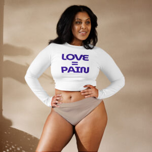 LOVE=PAIN Long Sleeve Crop
