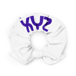XYZ  Recycled Scrunchie