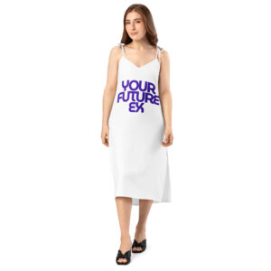 YOUR FUTURE EX Tie Midi Dress