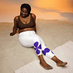 Yoga Capri Leggings • 𝙁𝙡𝙤𝙧𝙖𝙡 𝙄𝙘𝙤𝙣