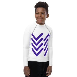 Double Chevron Youth Rash Guard