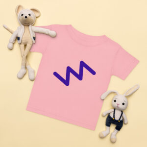 Baby Jersey Tee — Zigzag Wave