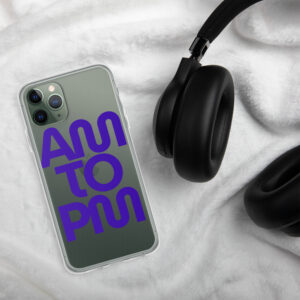 Clear iPhone® Protective Case AM TO PM