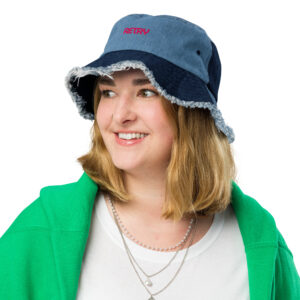 Distressed Denim Bucket — RETRY
