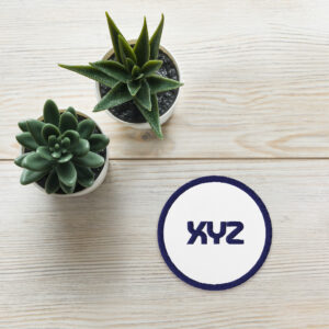 XYZ  Embroidered patches
