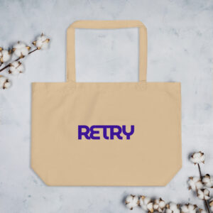 Oversized Organic Tote — RETRY