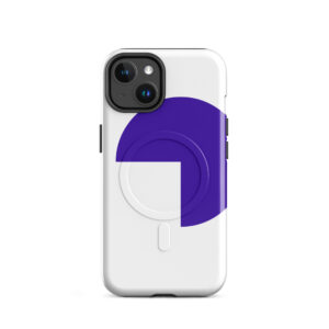 Purple Half Circle MagSafe® Tough Case