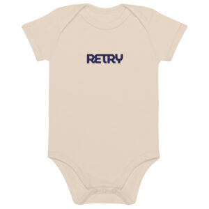 Organic Cotton Baby Onesie — RETRY
