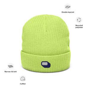 Ribbed Knit Beanie – Mono