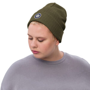 Solid Ring Ribbed knit beanie