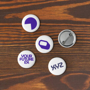 Purple Pin Button Set