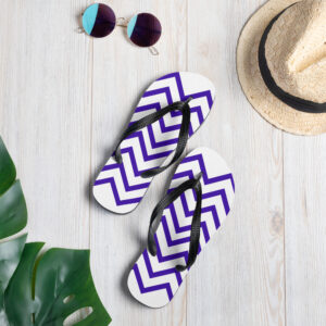 Chevron Design Flip-Flops