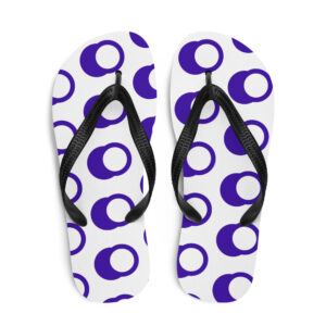 Double Circle Slide Flip-Flops