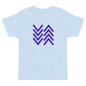 Double Chevron Toddler jersey t-shirt