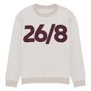 Knitted Crew Neck Sweater 26/8 All-Gender
