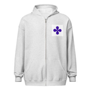 Floral Icon Heavy Blend Zip Hoodie For Everyone