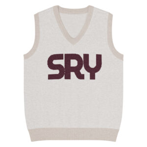 Knit V-Neck Vest SRY