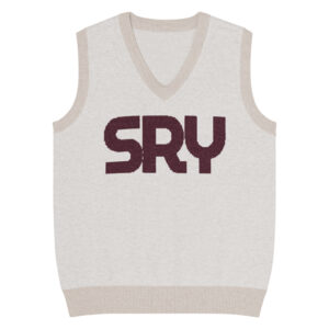 Knit V-Neck Vest SRY