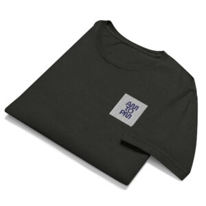 Embroidered Oversized Tee — AM TO PM Unisex