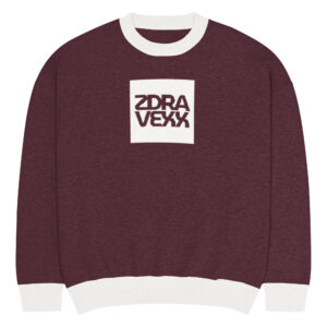 ZDRAVEXX Relaxed Fit Knitted Crew Neck Sweater