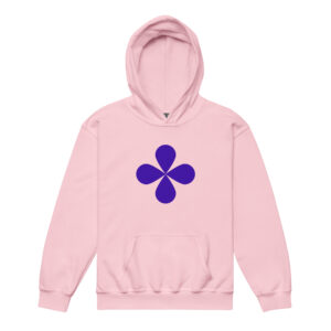 Youth Heavy Blend Hoodie Floral Icon