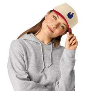 Purple Flame Five Panel Street Cap