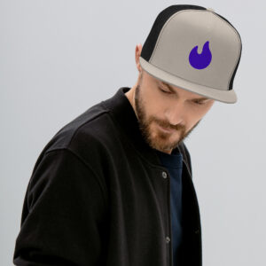 Purple Flame Classic Roadside Trucker
