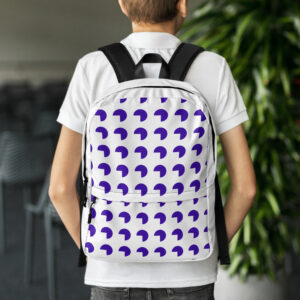 Medium Size Backpack — Violet Arc