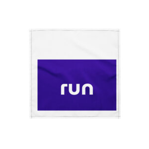 Printed Streetwear Bandana — run