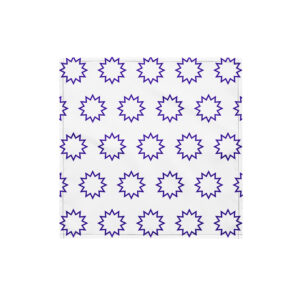 Purple Comic Printed Style Bandana