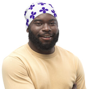 Minimalist Bloom Print Beanie