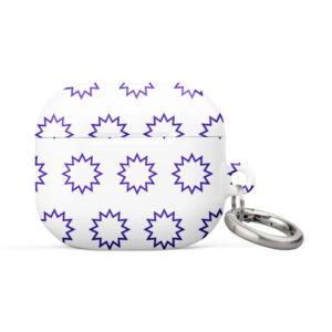 Wireless Earbud Carry Case Purple Comic