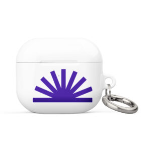 Wireless Earbud Holder Purple Sunrise