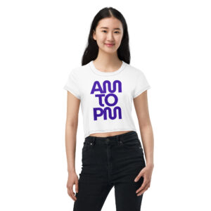 Cropped Graphic Shirt — AM TO PM