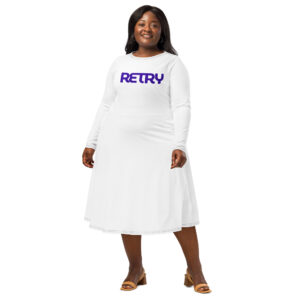 RETRY Long Sleeve Midi Outfit