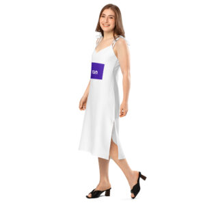 run Strap-Tie Midi Dress