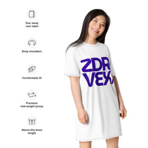 Casual Tee Lounge Dress ZDRAVEEX