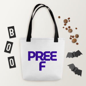 Tote Bag Featuring PREEF Artwork