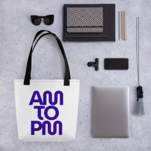 Tote Bag Featuring AMTOPM Artwork