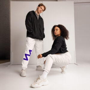 Unisex Zigzag Wave track pants