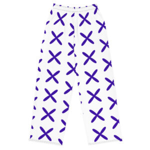 Relaxed Wide-Leg Bottoms — X (Neutral Style)