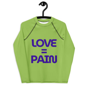 Youth Swim Shield Shirt LOVE = PAIN