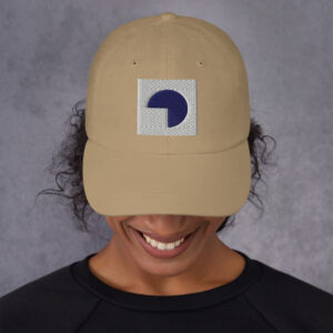Relaxed Everyday Dad Cap Violet Arc
