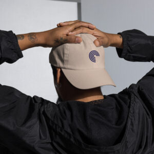 Relaxed Fit Dad Cap Arc Pulse