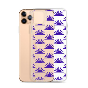 Transparent iPhone® Guard Purple Sunrise