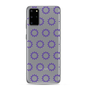 Transparent Samsung® Cover Purple Comic