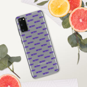 Crystal Clear Samsung® Case Featuring RETRY